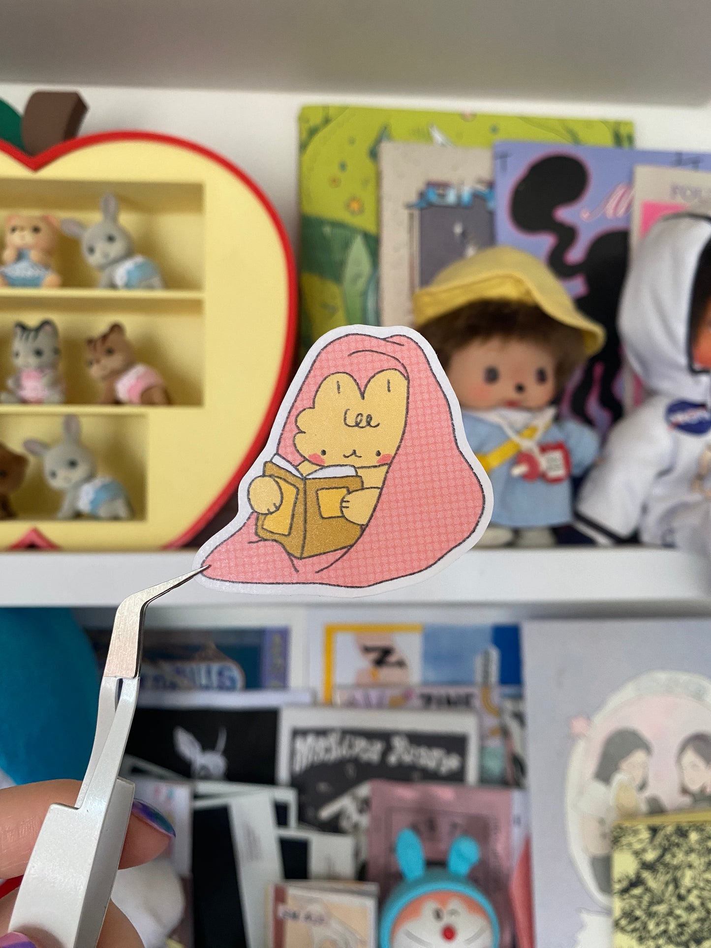 Duvet Day Bun Sticker