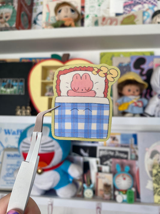 Sleepy Bun Sticker