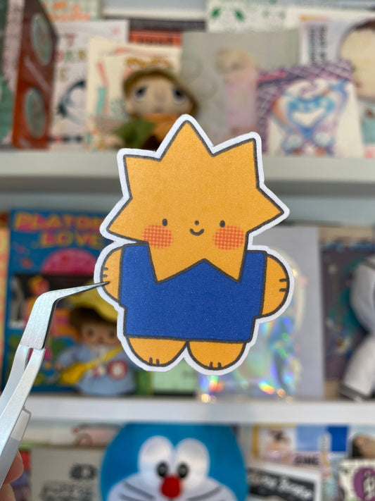 Star boy sticker