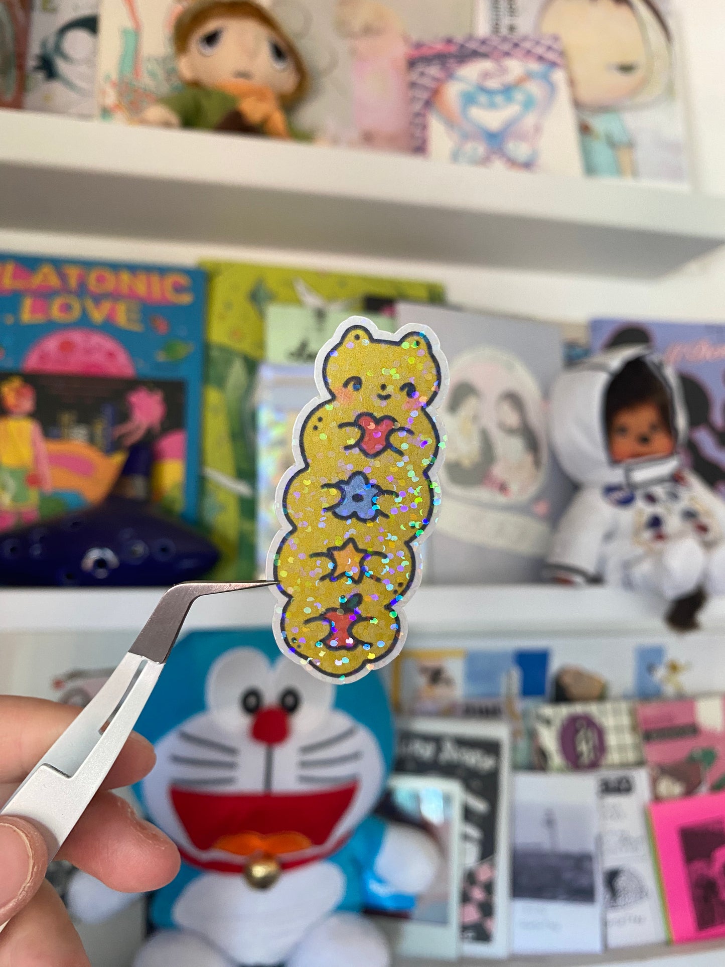 Cuddly Caterpillar Sticker